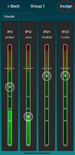 Assign Channels Assign Channels